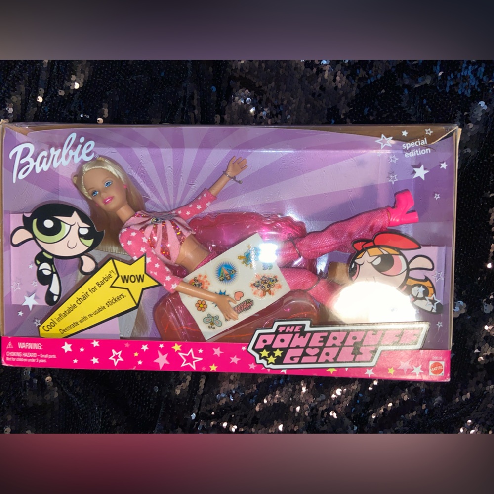 RARE The Powerpuff Girls Mattel Barbie Special Edition Collectible (2000) NWOT